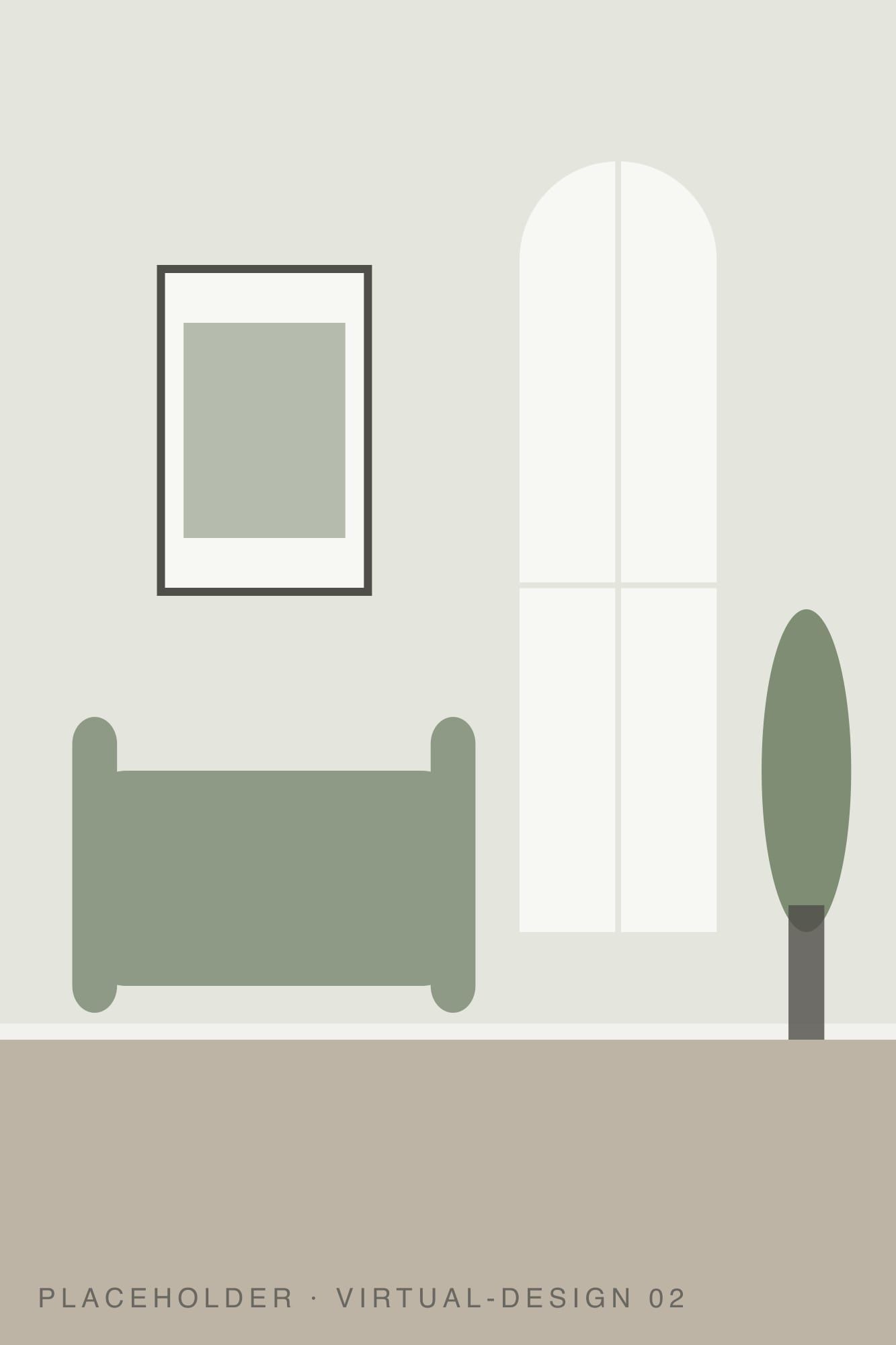 Tall view of the sitting room window