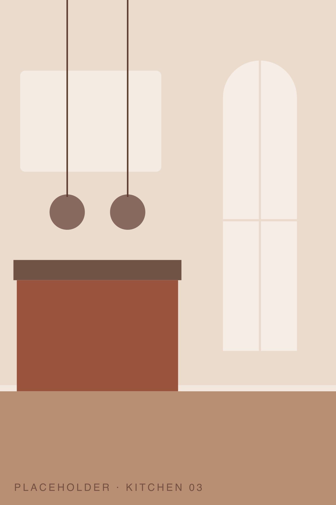 Close view of kitchen cabinetry