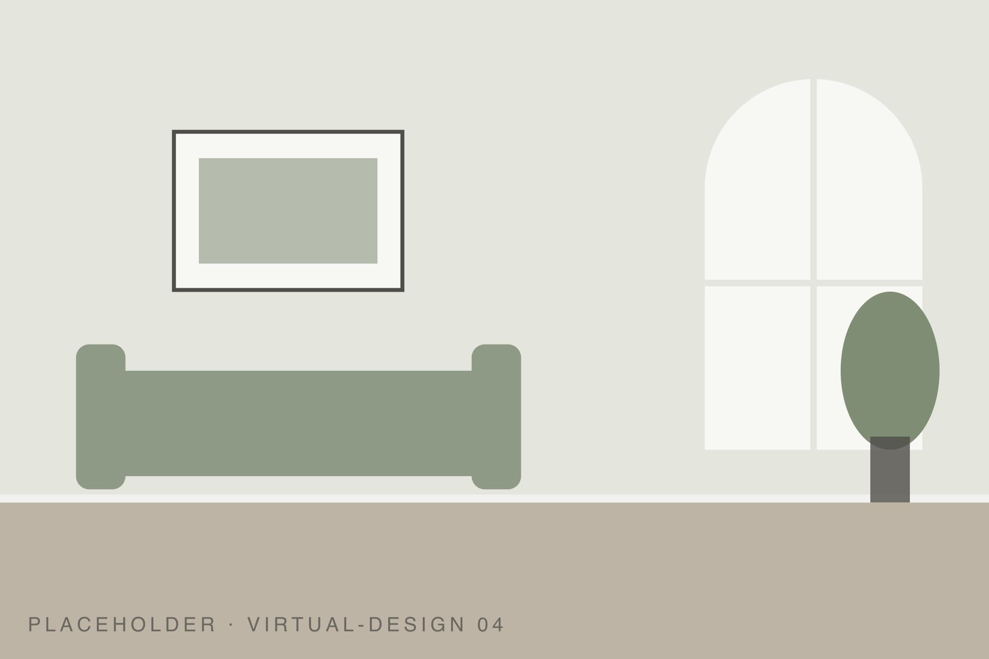 Sitting room in afternoon light